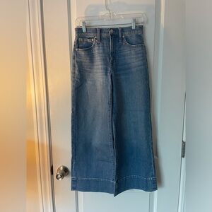 Madewell Wide-Leg Crop Jeans Pants L4141 Women's Size 25